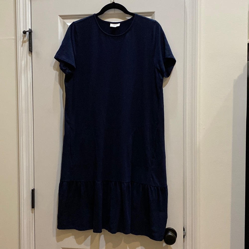 NWOT J.Jill Navy dress  Medium.